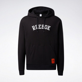 Reebok锐步 运动经典CL X BEP UNISEX HD男女连帽卫衣 GT4624_黑色 A/S