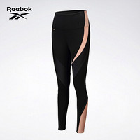 Reebok锐步 运动健身LM HR LUX TIGHT- CB女子莱美紧身裤 GV1999_黑色/肉色 A/S