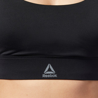 Reebok锐步 运动健身WOR New TRI BackBra- Pad女子运动文胸 EC2343_黑色 M
