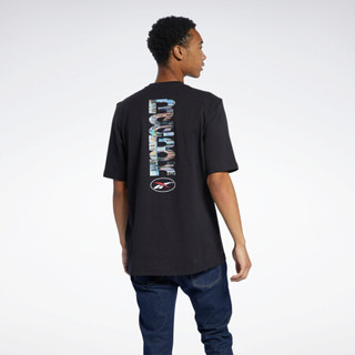 Reebok 锐步 CL GLITCH TEE 中性运动T恤 GJ5826
