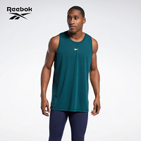 Reebok锐步 运动健身LM BC Graphic Tank男子莱美运动背心 GN5972_深绿色 A/M