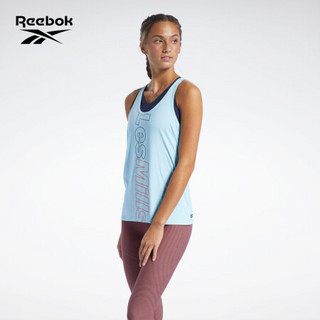 Reebok锐步 运动健身LM AC ATHLETIC TANK女子莱美运动背心 GV2003_浅蓝色 A/M