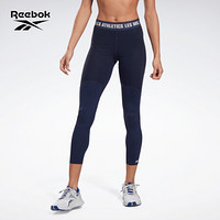 Reebok锐步 运动健身LM PUREMOVE TIGHT莱美女子紧身裤 GN5984_藏蓝色 A/S