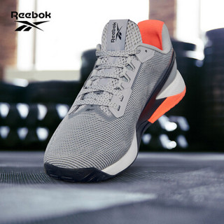 Reebok锐步 运动健身 Nano X1 GRIT男子低帮训练鞋 S42564_灰色/黑色/橙色 44.5