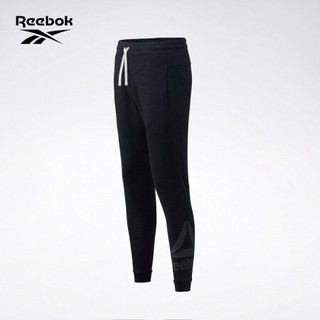 Reebok锐步 运动健身TE Marble BL Pant男子长裤 DY7788_黑灰色 S