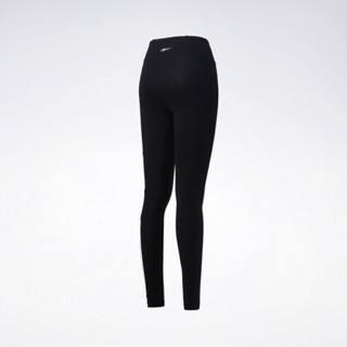 Reebok锐步 运动健身TE Linear Logo Legging女子紧身裤 FT8870_黑色 S