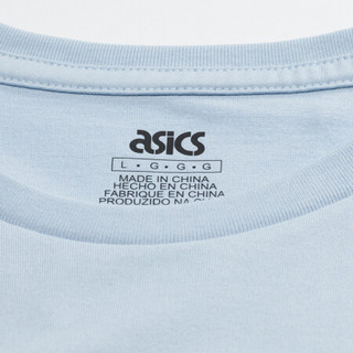 ASICS/亚瑟士 运动T恤男休闲短袖 A16030-0001 蓝色 L