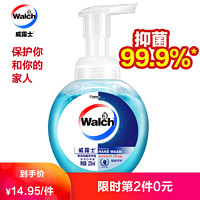 威露士(Walch)泡沫抑菌洗手液 健康呵护225ml 家用儿童通用杀菌消毒