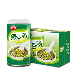 银鹭 绿豆汤370g*12罐 整箱粥礼盒装