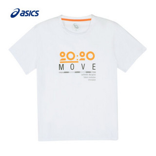 ASICS/亚瑟士 男式速干运动短袖T恤 2031B474-002 白色 XXXL