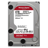 西部数据 NAS硬盘 WD Red Plus 西数红盘Plus 4TB 5400转 256MB SATA CMR (WD40EFPX)