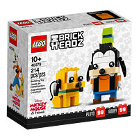 LEGO 乐高 BrickHeadz方头仔系列 40378 高飞与布鲁托