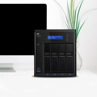 WD/西部数据 My Cloud Pro PR4100 40tb 企业级nas硬盘主机 nas网络存储器 服务器 家用家庭私有云系统 4盘位