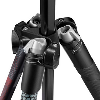 Manfrotto 曼富图 MKELMII4RD-BH 反折叠式铝合金相机脚架 红色