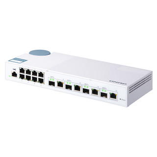 QNAP 威联通 交换机 QSW-M408-4C 链路聚合 vlan 网管交换机