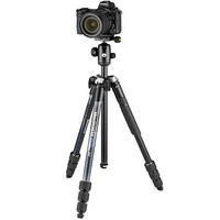 Manfrotto 曼富图 Element MII系列 MKELMII4BK-BH 反折式大号铝合金脚架 黑色