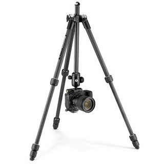 Manfrotto 曼富图 ELEMENT MII 碳纤维三脚架套装 黑色 手机夹