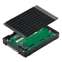 新品 QNAP 威联通SSD 转接盒  QDA-UMP  nas 配件  单M.2 PCIe NVMe 转 U.2 PCIe NVMe PC/NAS 两用