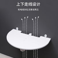 JJZER竹者免打孔投影仪支架床头置物架电视机顶盒壁挂架路由器收纳盒客厅卧室家用正投