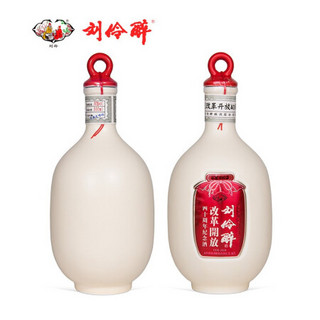 刘伶醉 浓香型白酒高度 改革开放四十周年纪念酒 60度高度500mL 单瓶装