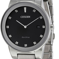 西铁城(CITIZEN) AU1060-51G 简约 时尚 商务 情侣表 腕表 石英表