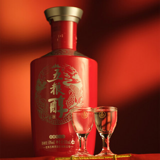 WU LIANG CHUN 五粮醇 红装 50%vol 浓香型白酒 500ml*6瓶 整箱装