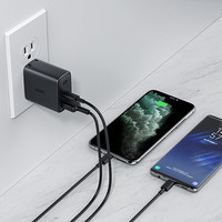 AUKEY 傲基科技 PA-F3S 手机充电器 USB-A/Type-C 32W 黑色