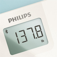 飞利浦（Philips） 体脂称 智能健康秤 WIFI连接脂肪秤  DL8781/37 白色