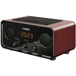 雅马哈（YAMAHA） TSX-B72  无线蓝牙桌面音响 FM收音机 闹钟 深红色