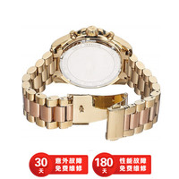 Michael Kors/ MK 女表 玫瑰金色时尚腕表 优雅罗马时标 大小三针43mm