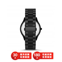Michael Kors MK 时尚腕表 男女中性手表 黑金色现代简约风 42mm生活防水50m