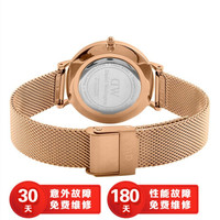 Daniel Wellington 金属石英腕表 DW经典女士手表 百搭时尚玫瑰金 32mm 防水