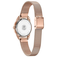 西铁城(citizen)女士石英手表 EM0683-55A 27mm 网链设计 玫瑰金色调