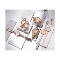 coach蔻驰Delancey系列女士石英机芯防水玫瑰金色精致手镯手链手表28mm Rose Gold No Size