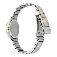 精工(Seiko)女士石英机芯太阳能手表不锈钢表带钻石点缀50米防水29mm SUT318 No Color ONE SIZE