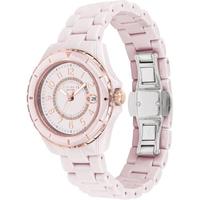 coach蔻驰女士Preston石英机芯防水粉色陶瓷手链手表32mm Blush ONE SIZE