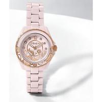 coach蔻驰限量版Preston Blush女士石英机芯防水粉色陶瓷手链手表32mm Blush ONE SIZE