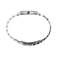 精工(Seiko)女士Crystals系列防水石英机芯银色不锈钢手链手表29.6mm 红色 International Version