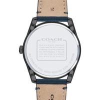 蔻驰（coach）Preston 男士皮带休闲石英手表 30米防水 44mm Black ONE SIZE