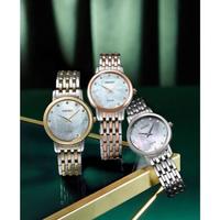 精工(Seiko)女士时尚石英手表 不锈钢表壳 50米防水 不锈钢手镯腕表 29.5mm No Color ONE SIZE