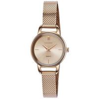 西铁城(CITIZEN)EZ7003-51X女士防水石英玫瑰金不锈钢网状手链手表26mm Rose Gold ONE SIZE