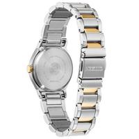 西铁城(CITIZEN)EM0734-56女士超薄石英光动力双色不锈钢手链手表28mm Two-Tone ONE SIZE