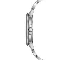 西铁城(CITIZEN)BJ6510-51男士防水石英光动能蓝色表盘流线型设计不锈钢手链手表41mm Silver ONE SIZE