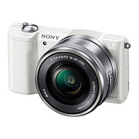 SONY 索尼 Alpha 5000L APS-C画幅 微单相机 白色 E PZ 16-50mm F3.5 OSS 变焦镜头 单头套机