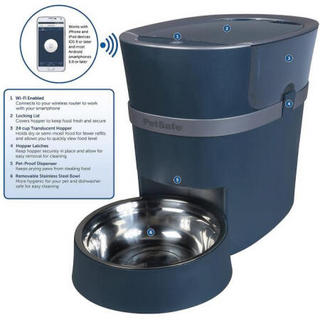 贝适安（PetSafe）宠物自动喂食器自定义进餐时间手机控制适用于安卓苹果手机110V电压 as pic os