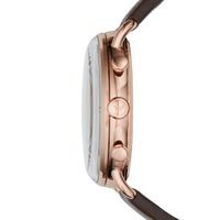 Emporio Armani阿玛尼男士计时腕表三针石英机芯皮革表带休闲43mm AR11106 Brown ONE SIZE