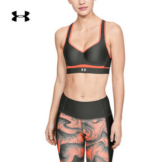 安德玛官方UA Armour女子含胸垫运动内衣—高强度Under Armour1311821 灰色010 32DD