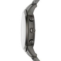 Emporio Armani阿玛尼男士计时石英手表灰色不锈钢表盘43mm AR11215 Gunmetal ONE SIZE