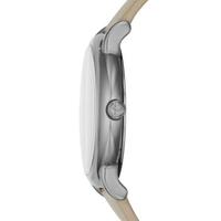 Emporio Armani阿玛尼男士三针石英手表皮革表带简约休闲43mm AR11116 Taupe ONE SIZE