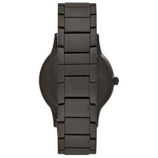 Emporio Armani阿玛尼男士三针石英手表黑色不锈钢表带43mm AR11259 Black ONE SIZE
